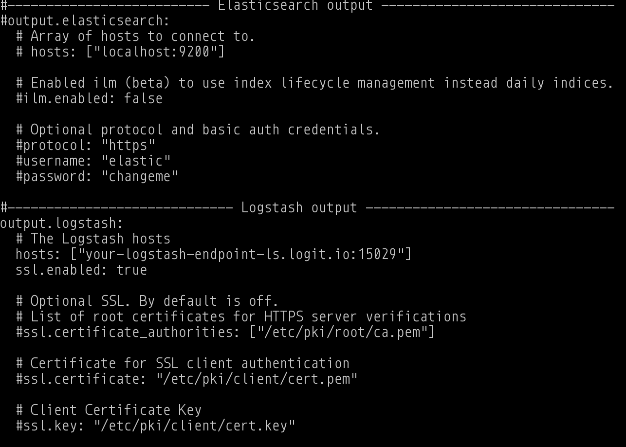 Log Outputs